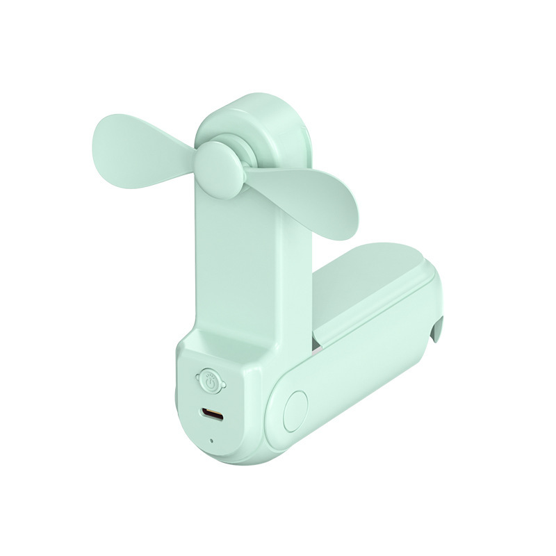 2025 新学生屋外ハンドヘルドポータブル小型ファン USB 折りたたみ多機能フォーインワンミニ小型ファン|undefined