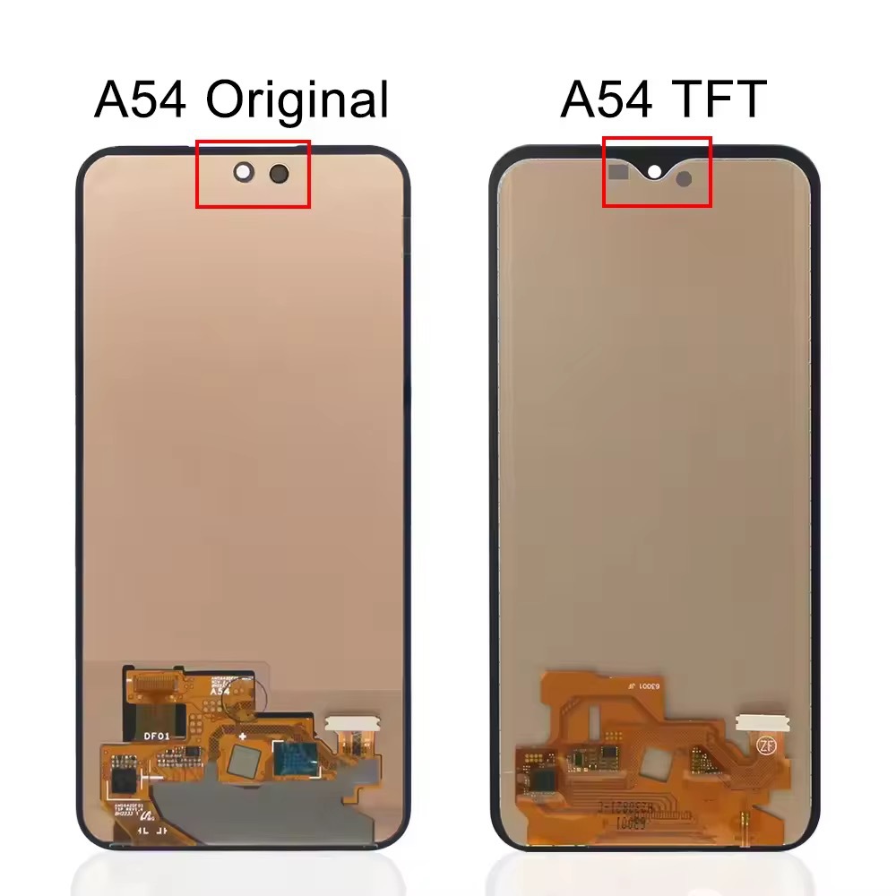 Para Samsung Galaxy A54 5G montaje de pantalla A546 LCD táctil pantalla de visualización integrada interior y exterior