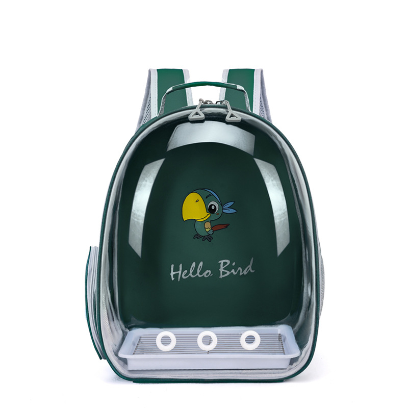 Hola novia bolsa de pájaros bolsa de loros bolsa de hombro mochila porosa transpirable portátil máquina de almacenamiento de cenizas piel de tigre de xuanfeng