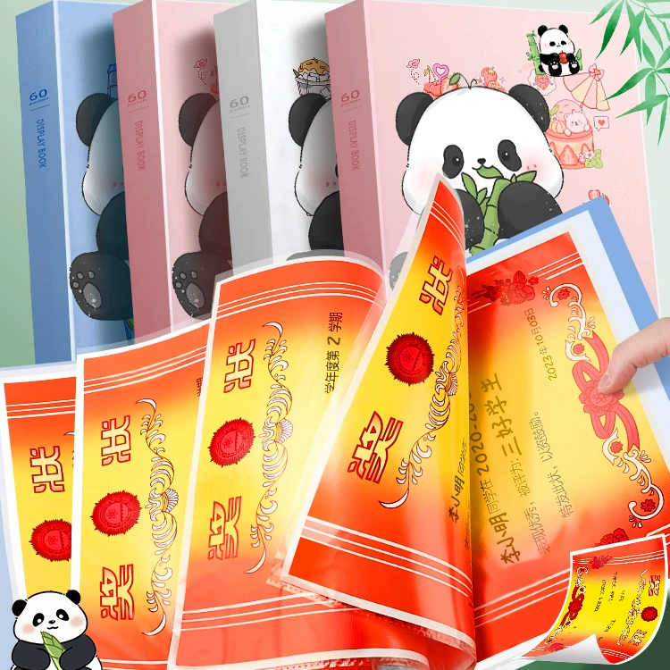 Книга для сбора сертификатов формата А4, сертификаты почета для мальчиков и девочек, хранилище формата А3, детская книжка с картинками, высококачественная папка для учеников начальной школы