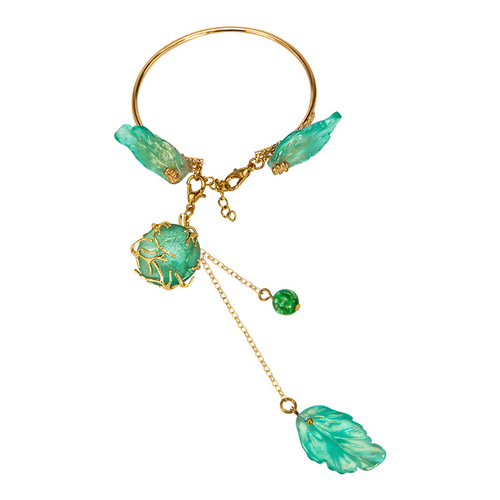 Hanfu bracelet female fairy fresh antique style hand ornaments color preserving retro palace photo studio performance accessories ancient costume GF123
