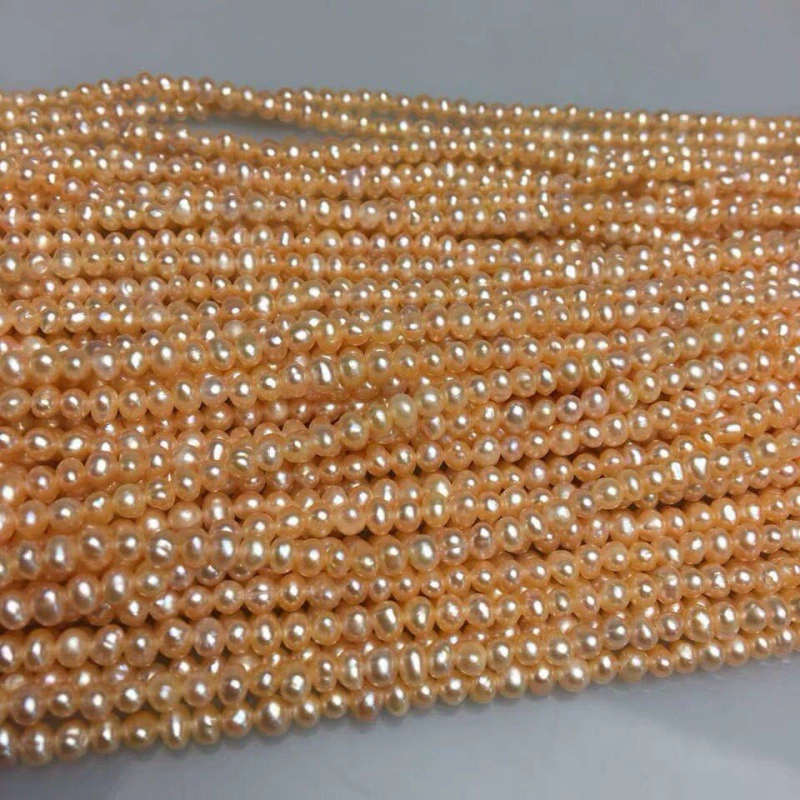Полуфабрикат пресноводного жемчуга 4-6 мм, сильный, легкий, слегка недостатка, дырокол, сделай сам, нежное ожерелье, браслет, белый, розовый, фиолетовый, красный, AliExpress