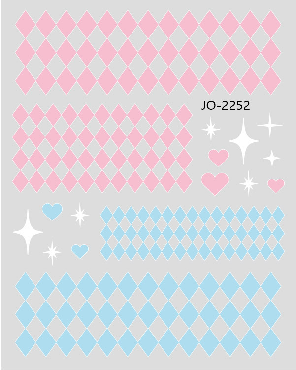 Red popularidad explosiva tablero de ajedrez impermeable cuadrícula mil pájaros cuadrícula pegatinas de uñas decoración de pequeños patrones de accesorios de uñas