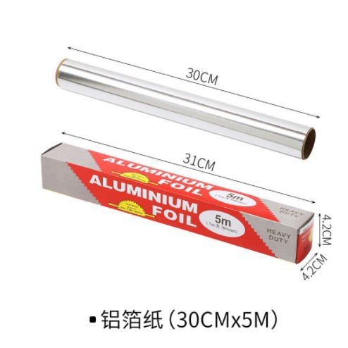 Papel de aluminio espeso doméstico Papel de aluminio desechable Papel de aluminio image 7