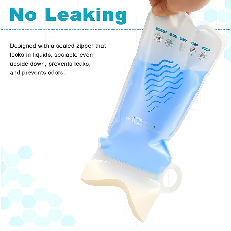 Car emergency urine bag travel disposable urine bag unisex portable urinal coach vomit bag