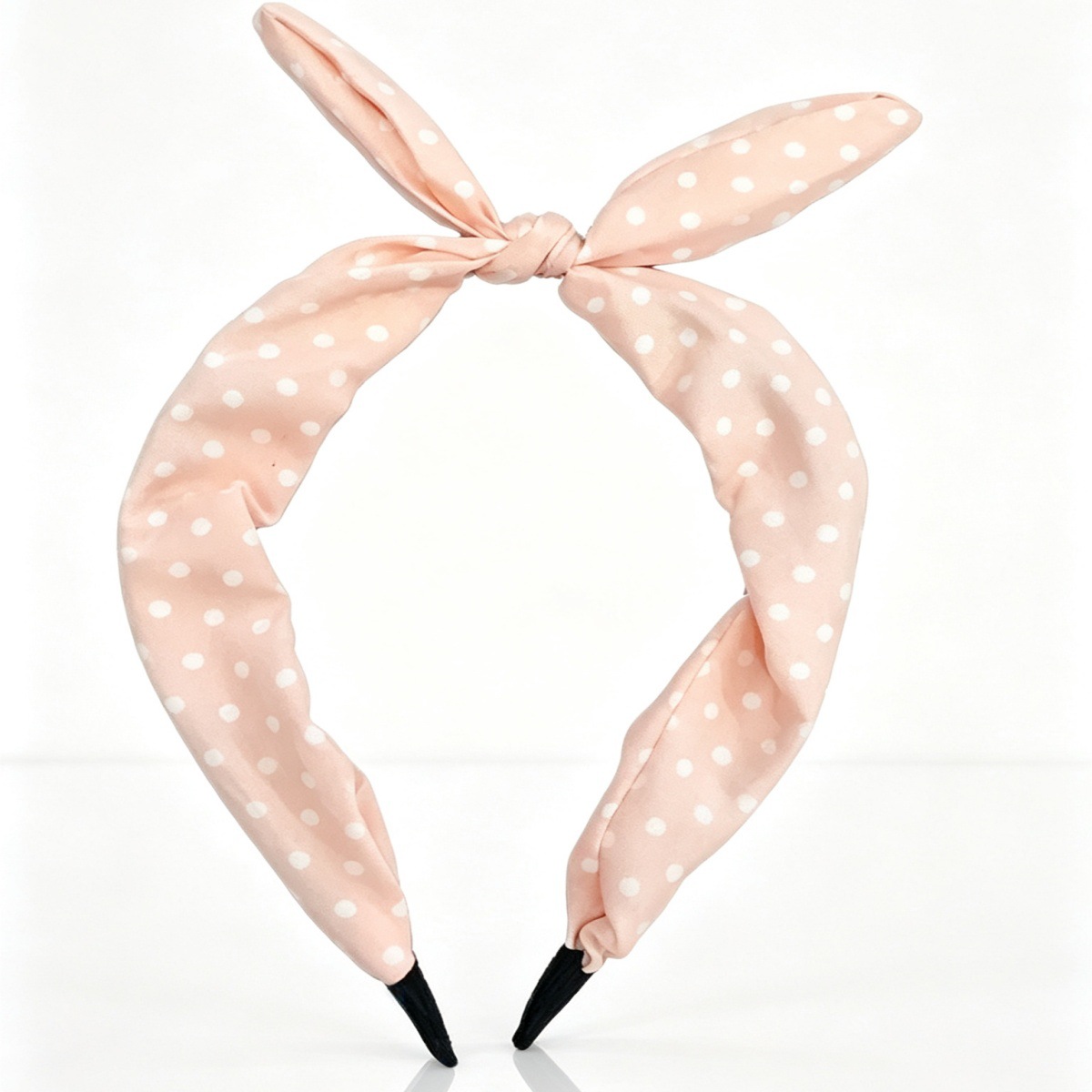 Tocado accesorios para el cabello al por mayor arroz bandera floral Orejas de conejo diadema Corea del Sur moda Polka Dot arco diadema