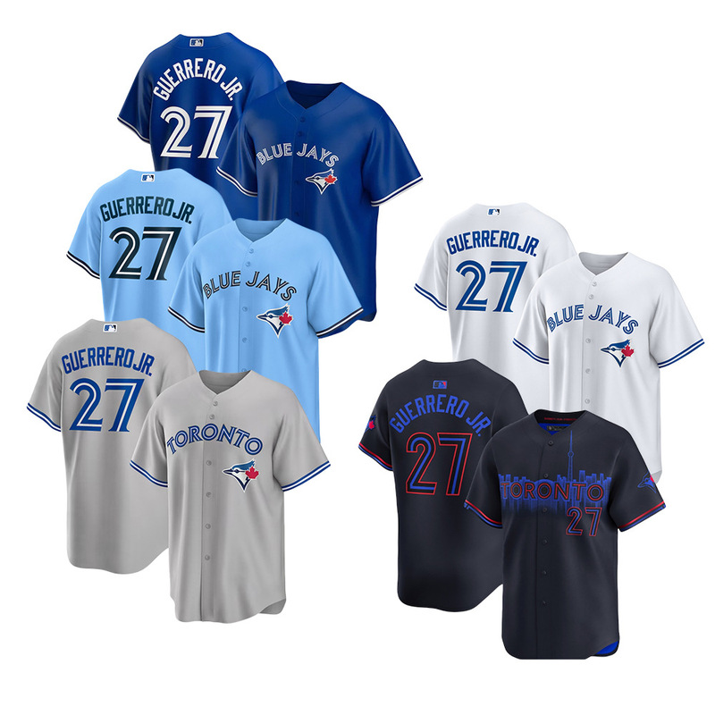 Blue Jays Blue Jays 27 Vladimir Guerrero Jr. Mlb Jersey Embroidered Baseball Uniform