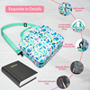 Purse, book cover, handheld dustproof capacious organizer bag for traveling for documents, Amazon