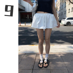 [9hour]2026���ļ���Ʒ���^�L���K��ɫ��ȹ �����@�ݰ���ȹCX0527