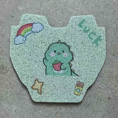 Battery Vehicle Waterproof Pedal Pad | Electric vehicle foot mat - strawberry-dinosaur-no9-cz90