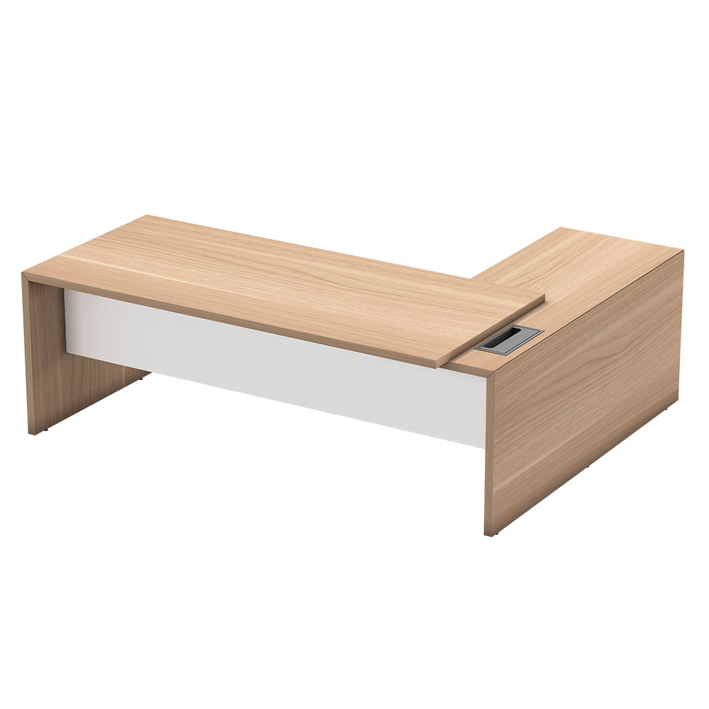 Mesa de oficina del jefe moderno, mesa de gerente de oficina simple, fábrica de muebles de oficina directa, mesa de jefe image 3