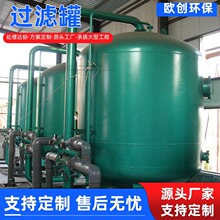 农村井水生活用水石英沙过滤器商用水处理过滤罐设备多介质过滤罐