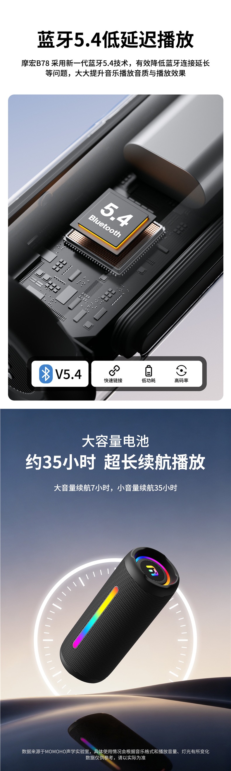 Bluetooth speaker 40W outdoor portable card-insertable waterproof subwoofer high-quality sound for motorcycle riding and camping
