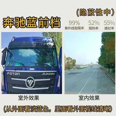 explosion-proof heat insulation film | Automotive Film - color-front-gear-hd-mercedes-blue-10022-m