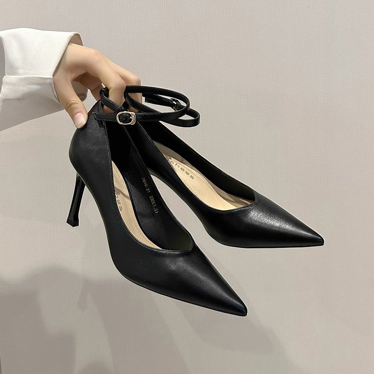 High heels pointed-toe stiletto heels
