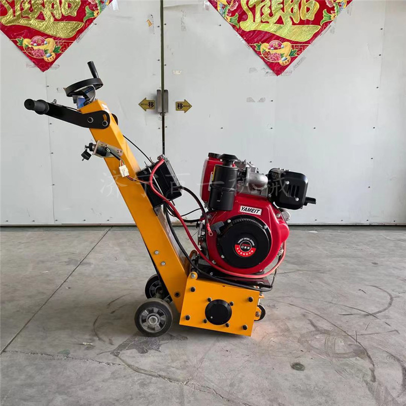 混凝土路面液压铣刨机  道路标线清除手推式铣刨设备