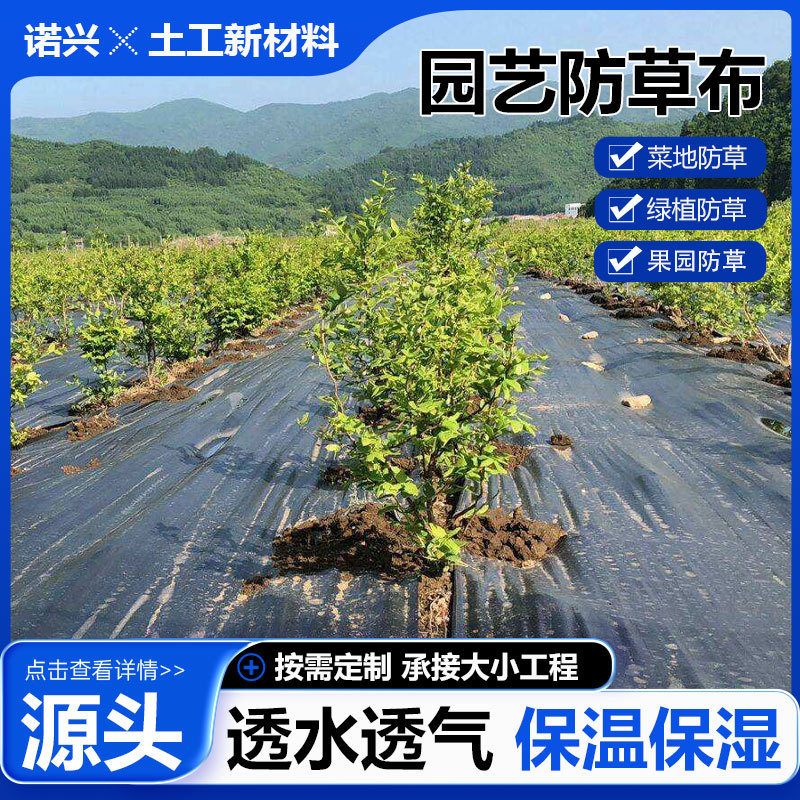 防草布防老化除草布园林地布果园果树透气渗水遮草布可打孔防草布