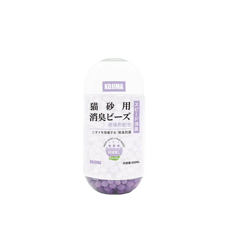 日本kojima猫砂消臭ビーズ猫用品猫砂盆猫糞消臭剤パートナー消臭ビーズ神器|undefined