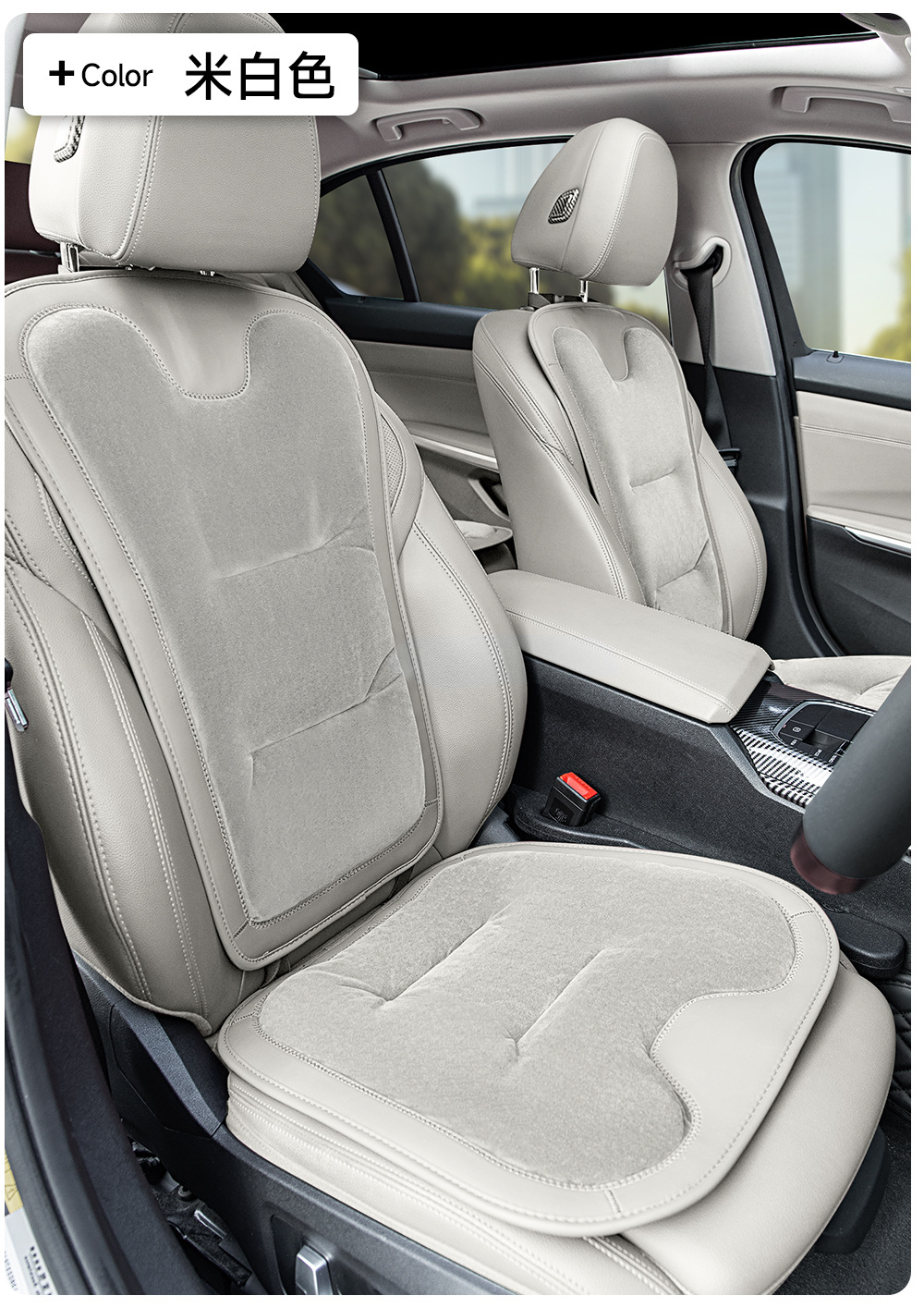 Source factory car seat cushion flannel winter universal car seat cover anti-freeze anti-slip plush seat cushion wholesale