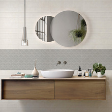简约现代凹凸长条格子彩色瓷砖200x600洗手间厨房卫生间浴室墙砖
