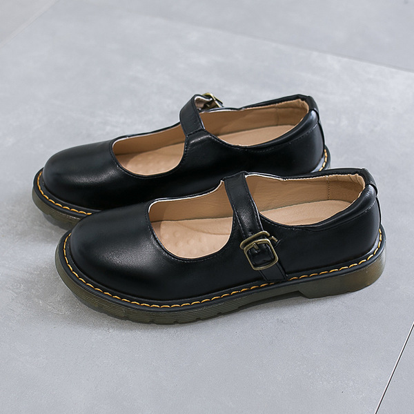 Fashionable Japanese retro shoes low-cut flat
