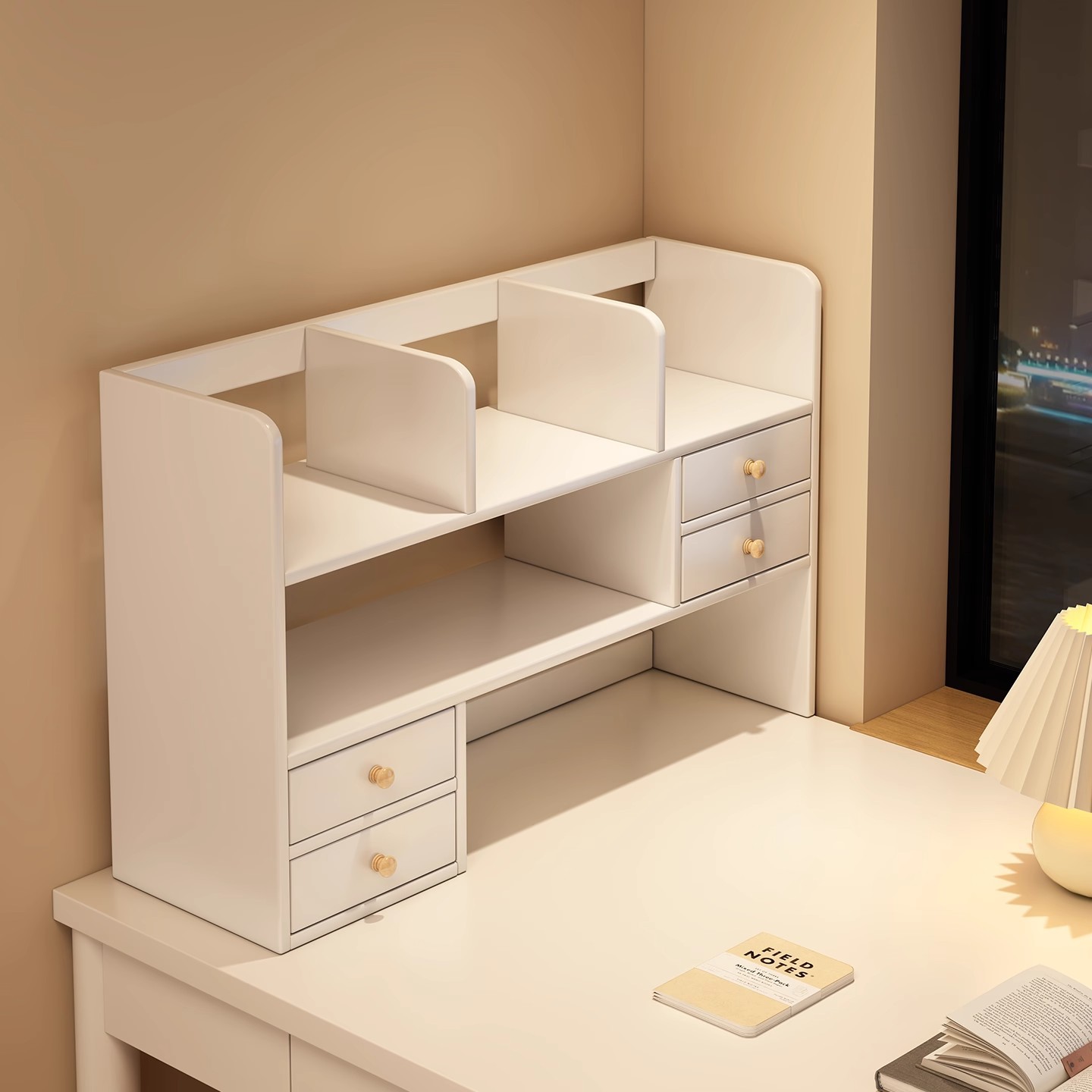 Estante de escritorio estante de almacenamiento simple dormitorio estudiantil estante de almacenamiento multicapa escritorio estante de capas escritorio pequeño estante de escritorio