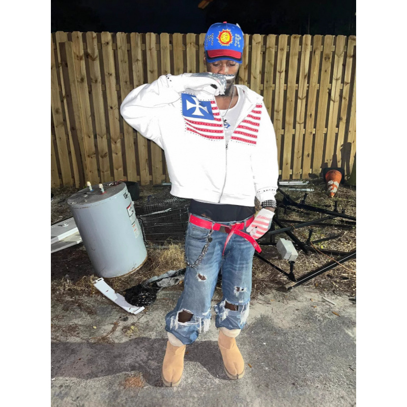 Herrenbekleidung, modisches Unisex-Kapuzensweatshirt mit 3D-Buchstabenprint – Streetwear-Mode für Damen und Herren (Weiß/Schwarz, S–4XL)_voghion.com