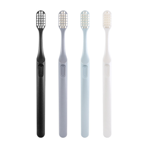 The Adventures of Mavericks Adult Toothbrush Household Bucket 8-Pack Family Set Square Hole Soft-bristled Toothbrush Wholesale