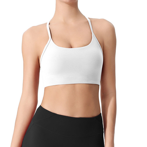Women's European and American Yoga Tank Top Running Shaping Fitness Bra Sleeveless Hooded U-Neck Workout Beautiful Back Sports Bra