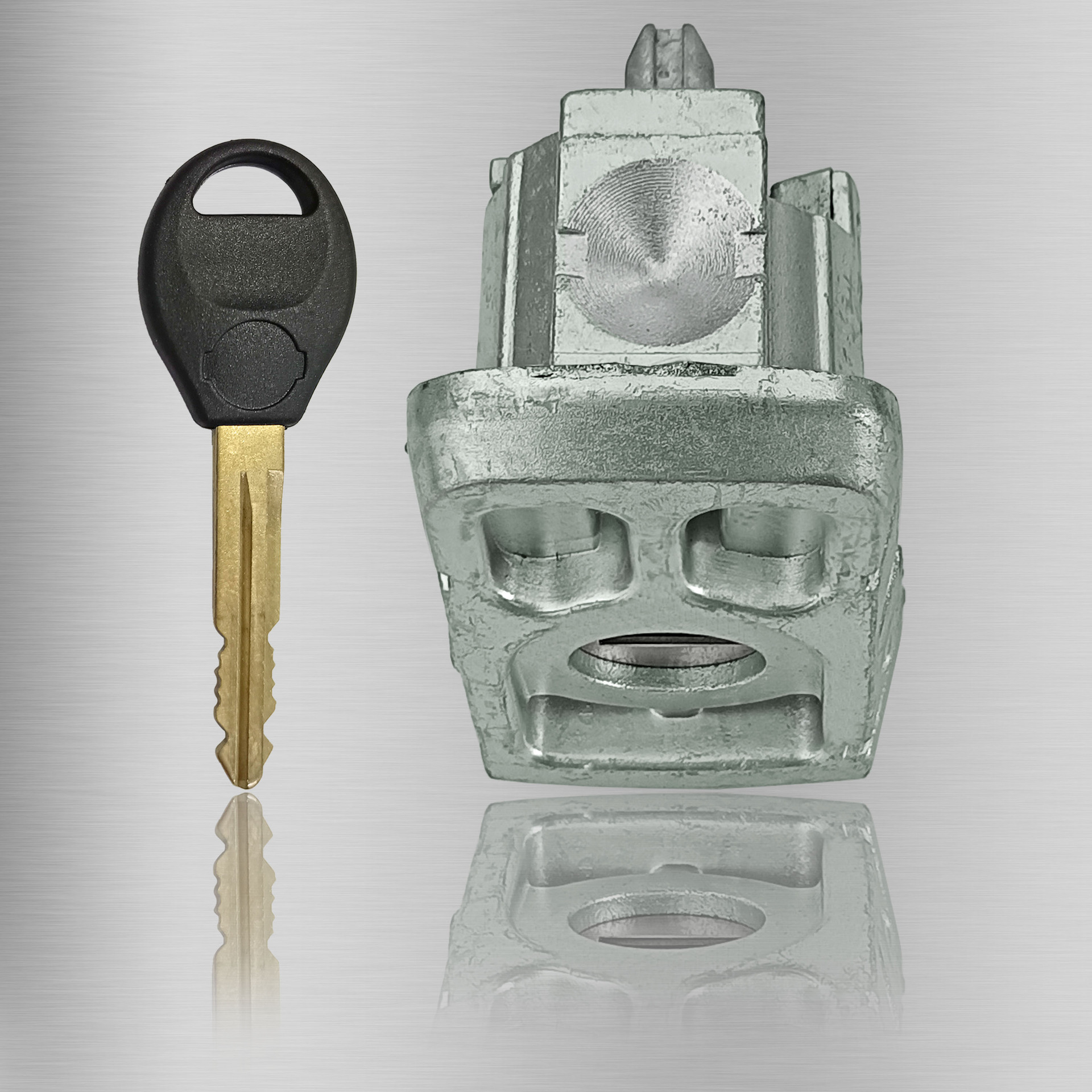 Aplicable a Nissan Old Xiao客, cilindro de la puerta izquierda, 1 llave, cilindro de la puerta de conducción, modificación de automóviles, conjunto de cilindro de reemplazo