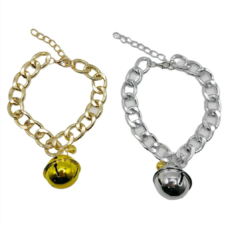 Трансграничный большой колокольчик для маленьких и средних домашних собак ожерелье для собак металлический ошейник