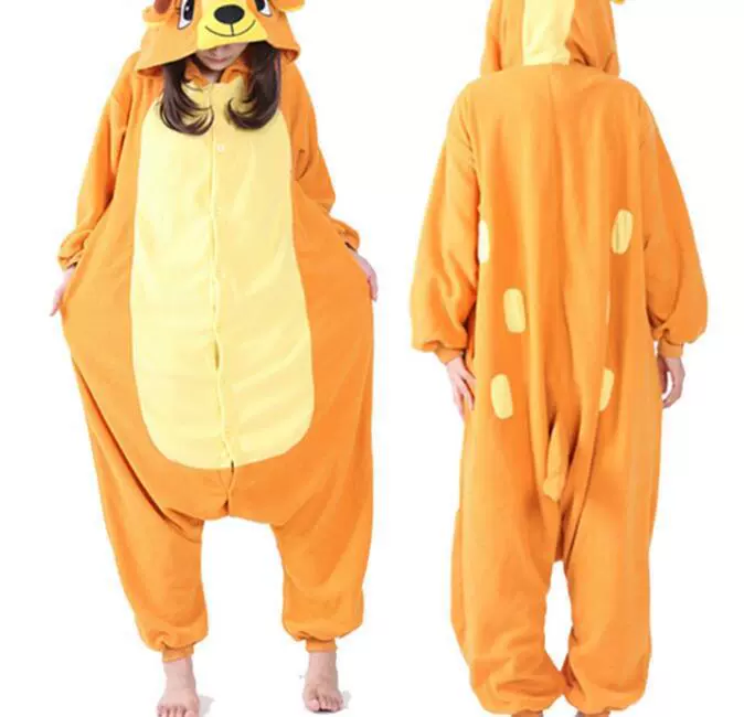 [Японская оригинальная версия Rilakkuma Kigurumi взрослый комбинезон пижама Мишка-падер]