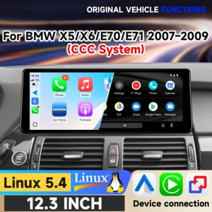 07-09 BMW X5 X6 E70 E71 CCC Linux MP5 Naviqasiya GPS