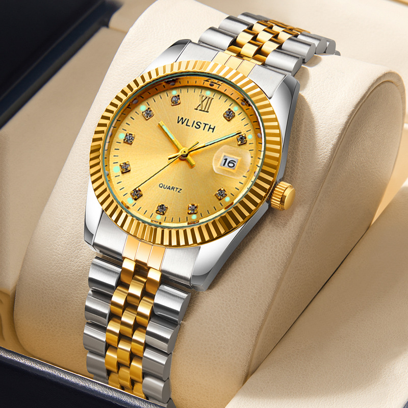 Walishi pareja reloj de mujer reloj de cuarzo impermeable reloj de moda transfronteriza Comercio exterior reloj de hombre al por mayor