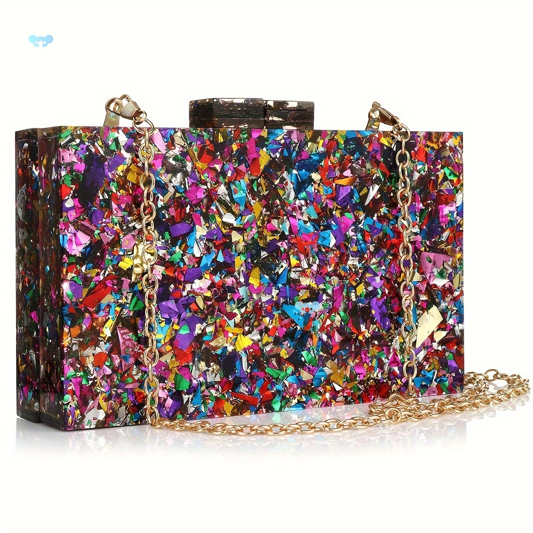 Clutch Purses For Women Acrylic Glitter女式手拿包手袋