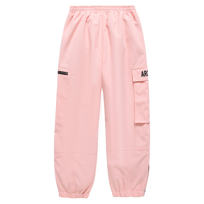Traje de ropa para niños para hombres y mujeres, ropa y pantalones de snowboard y esquí de doble tabla para exteriores de invierno, a prueba de viento, repelente al agua y cálido._voghion.com