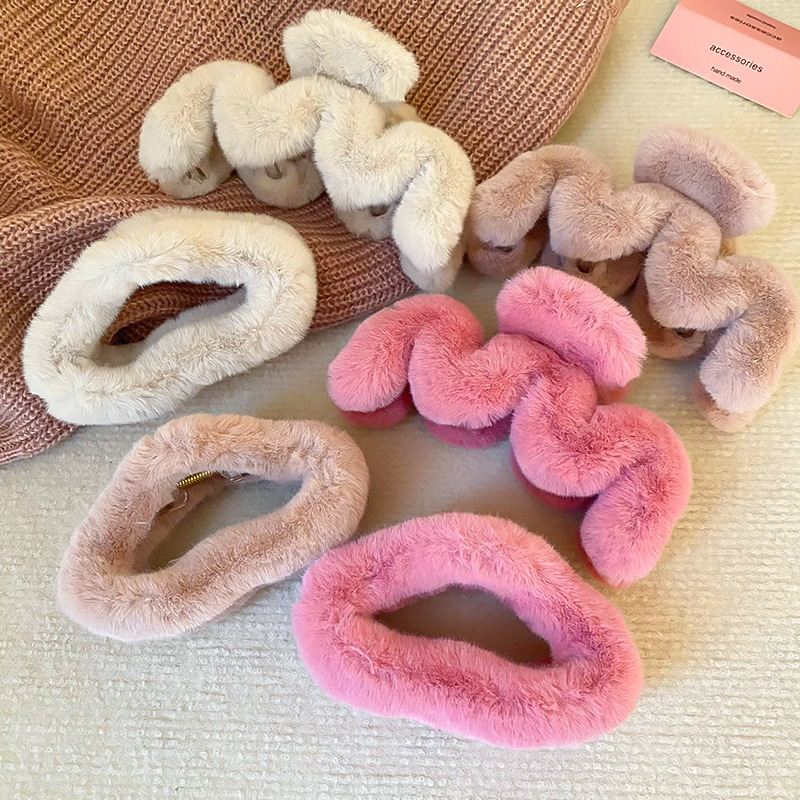 Peluche oversize, forcina per capelli Cloud, volume per capelli, dopamina, dolce ricciolo per capelli, accessorio per capelli con clip a forma di squalo_voghion.com