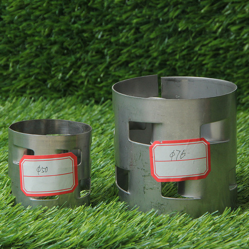 Factory-supplied polypropylene Pall ring acid mist scrubber packing, 50mm stainless steel cooling tower chemical packing