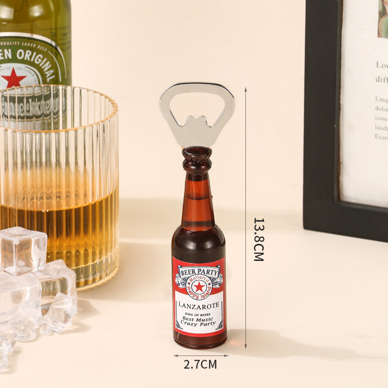 Abrebotellas de cerveza de celebridades de Internet, imanes para refrigeradores de moda personalizados, mini destornillador de cerveza al por mayor