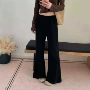 新款显瘦秋季休闲微喇裤