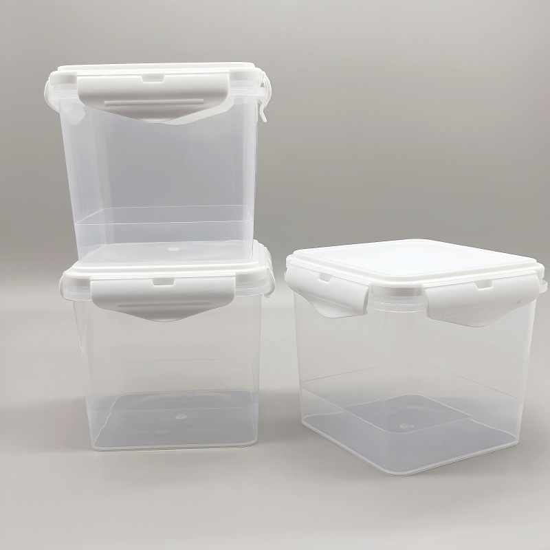 Caja de sellado de yogur de Tianrun 1kg 1000ml caja de sellado de yogur caja de plástico cuadrada caja de embalaje de barril cuadrado engrosado