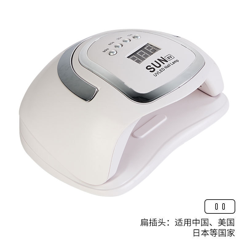 Lámpara de uñas transfronteriza 192W luz de fototerapia de alta potencia UVLED máquina de fototerapia de uñas lámpara de parrilla especial para tienda de uñas al por mayor