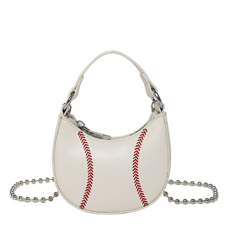 Versión coreana del bolso de nicho 2025 primavera y verano nuevo bolso femenino casual bowling bandolera mini cadena bandolera