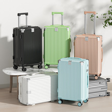 多功能日系行李箱女拉杆箱男结实耐用学生万向轮密码旅行箱皮箱子
