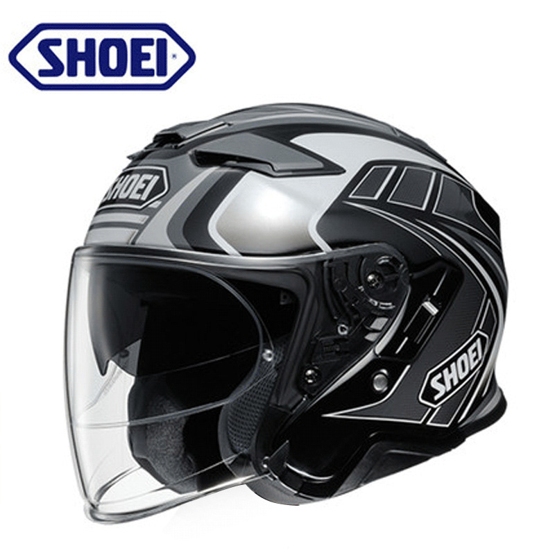 Casco de Motocicleta SHOEI J-CRUISE 2 Importado de Japón, Medio Casco, Tres Cuartos, Doble Visera, Liquidación
