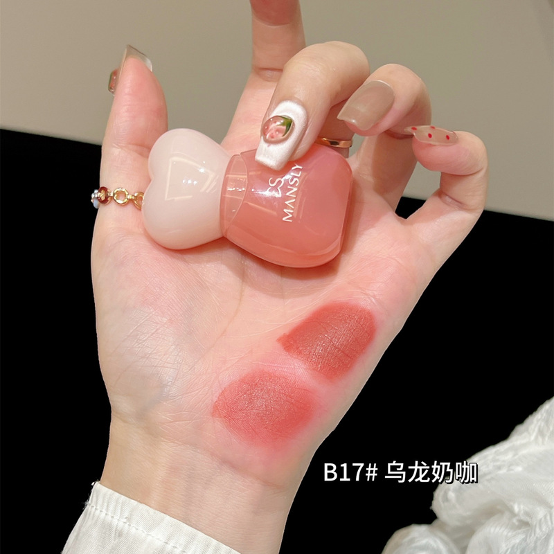 曼诗丽空气朦雾唇泥雾面哑光唇釉显色显白不易沾杯学生女平价彩妆|undefined