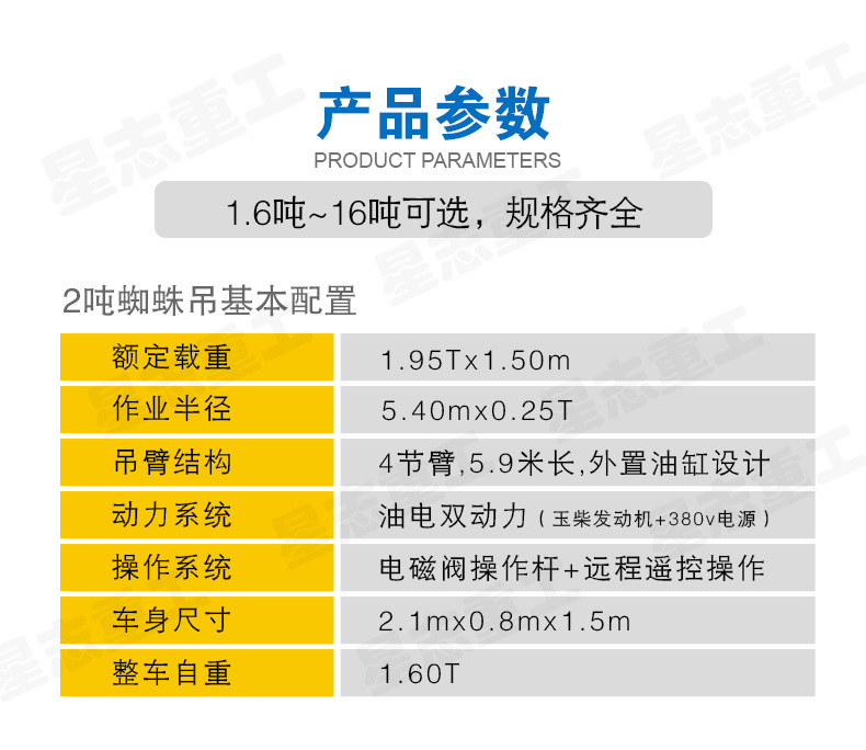 2吨蜘蛛吊 无图