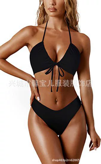 Sexy split swimwear, (Cross-border trading), backless