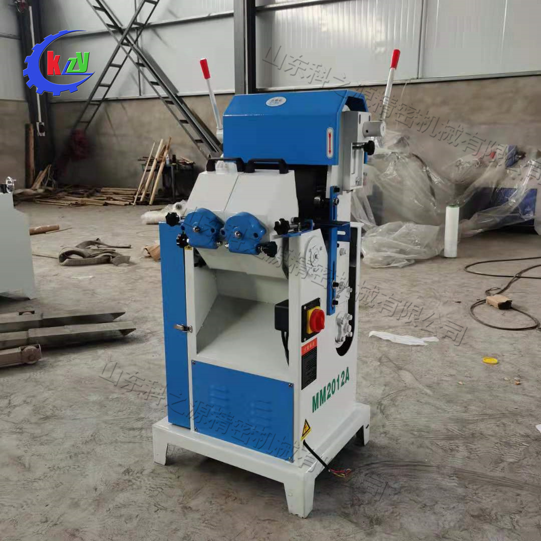 木工机械圆棒砂光机 扫把棍立式砂带设备 拖把杆用毛刺圆滑机