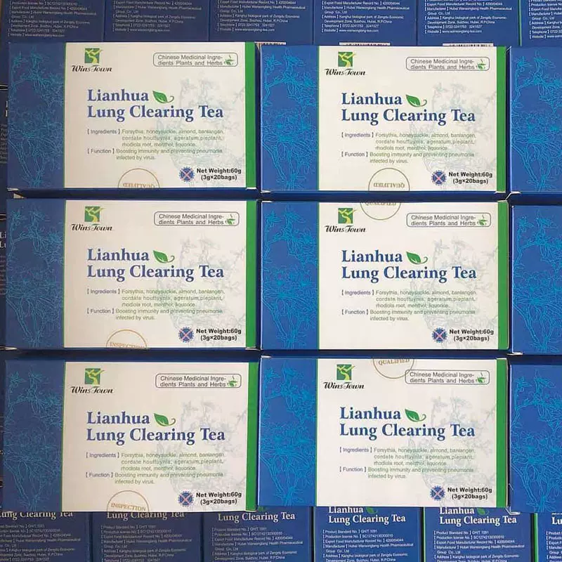出口连翘银花清温茶Lung清温非胶囊东南亚连翘银花Clearing tea厂